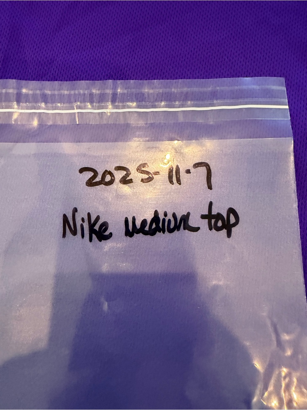 Nike Dri-FIT Purple Long Sleeve Running Training Top Women’s Medium - Picture 9 of 9